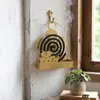 Suporte de Bandeja de Ferro Forjado Criativo Nórdico para Espiral de Mosquito, Suporte de Exibição de Espiral de Mosquito, Caixa de Espiral de Mosquito para Casa com Cinzeiro