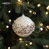 Nueva Bola de Navidad de Espuma Polvo Pegajoso Polvo Dorado Lentejuela Colgante para Árbol de Navidad Bola Colgante Agrietada Decoración Colgante Adorno Colgante
