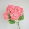 Buket de 5 cabezas estilo europeo flores de hortensia imitación buket vintage hogar flor de seda flor flor artificial flor decorativa flor falsa