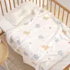 Manta Enrolar Bebê Recém-Nascido Classe A 90*90 Extra Grande Wrap de Algodão Puro para Recém-Nascidos Suprimentos para Sala de Parto