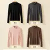 0 Camiseta Térmica de Poliéster Capa Base Acrílico Toray 10A Antibacteriana Anti-Pilling Alta Elasticidad Cuello Semi-Alto Ropa Térmica Capa Base