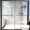 15 años de instalación de fábrica de puerta a puerta hotel apartamento baño muy estrecho marco de acero inoxidable 304 apartamento pequeño