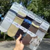 Calcetines Holgados Nuevos Estilos para Otoño e Invierno Todo en Uno, Calcetines Largos Grises Estilo Japonés y Coreano, Calcetines Lisos de Encaje de Tubo Recto para Estudiantes