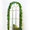 Nuevo Rattan de Pino Sintético Navideño de Amazon Se Siente Suave y Gomoso Decoración Navideña Aguja de Pino Artificial Rattan de Hierba Acuática