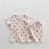 Pijama Infantil Não Trocável e Não Devolúvel, Estilo Fino, Roupa de Casa para Meninos, Manga Curta, para Ar Condicionado, Gola Redonda para Meninas, Verão, para Crianças Pequenas e Médias