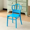 Cadeiras Infantis de Bambu Plástico Empilháveis Atacado, Cadeiras com Encosto para Jardim de Infância, Coroa Banquinhos Pequenos Domésticos para Classe de Treinamento de Educação Infantil