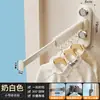 Tendedero plegable, barra de ropa retráctil, tendedero invisible para balcón montado en la pared, accesorio para secar ropa