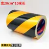Fita de Advertência Filme Refletivo Listrado Diagonal Preto Amarelo 5cm 10cm Tiras Adesivas Refletivas Adesivo Anticolisão Impermeável Alerta Marca de Segurança