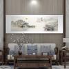 Pintura decorativa de paisaje estilo nuevo chino sala de estar fondo pintura colgante hotel restaurante Salón de Té caja Zhang Daqian oficina pintura china