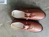 Zapatos casuales de suela cosida a mano pura para comercio exterior de talla grande para madre, fondo blando de tendón, hechos a mano, nuevos, planos, de punta redonda
