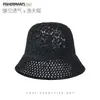 Chapéu de Pescador Respirável Vazado para Mulheres, Chapéu de Sol para Viagem de Verão, Chapéu Bucket Emagrecedor, Chapéu Bucket Versátil Estilo Coreano
