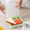 Caja de almacenamiento para conservación de pan de sándwich, trabajador de oficina, estudiante, silicona, portátil, para exteriores, lonchera, calentable, sellada