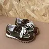 Zapatillas de mujer Gu Yun con bloques de color y suela gruesa 2026 otoño nuevo versátiles cómodas deportivas casuales Zapatos de entrenamiento alemanes para mujer