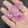 Anillo de Jade Jade Optimizado Cuentas Sueltas de Jade Hebilla de Jade Hielo Violeta Verde Transparente Anillo Colgante Pulsera Pendientes Accesorios Cuentas