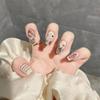 Explosiones de arte de uñas, diseño de cuadros escoceses en blanco leche, grafiti de color, diamantes, ambiente de uñas, pegatinas de manicura, láminas de uñas postizas extraíbles