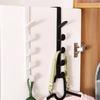 Gancho vertical de plástico colgador de puerta trasera gancho para abrigos de puerta trasera plástico para dormitorio sin perforaciones fabricantes de ropa para colgar en la puerta