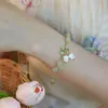 Pulseira Flor de Cerejeira Mori Estilo Antigo Orquídea Pulseira Doce de Menina Tulipa Chinesa Pequena Nova Joias de Estudante ins