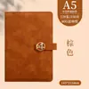 Cuaderno de Negocios A5 Personalizado con Logo Imprimible Minutas de Reunión de Oficina Cuero Suave Engrosado Bloc de Notas de Trabajo