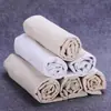 Tela de algodón puro Tela de algodón puro blanco y gris Lona de algodón puro Grafiti Tela blanca Tela Embrión Diseño de ropa Tela de corte vertical Algodón teñido anudado