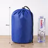 Bolsa de Nylon a Cuadros con Cordón Bolsa Cilíndrica con Cordón Bolsa de Almacenamiento para Chaqueta de Plumas Bolsa con Cordón Bolsa Organizadora de Viaje Bolsa de Empaque