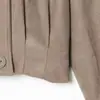 Estilo Europeo y Americano Transfronterizo Z 2026 Nueva Moda Ropa Femenina al por Mayor Abrigo de Doble Botonadura con Cuello de Chimenea 1347687