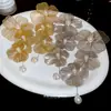 Pendientes de Flor de Diamante Incrustado con Aguja de Plata y Perlas Lujo Accesible Nicho Diseño Único Pendientes Europeos y Americanos Transfronterizos Exagerados para Mujer