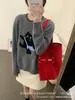 Comércio Exterior 2025 Novo Suéter Tricô Doce para Mulheres, Gato Fofo, Versátil, Moderno, Casual, Roupa de Baixo Tricô Quente