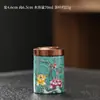 Cerámica Pequeño Recipiente para Té Caja de Té Mini Portátil Viaje Sellado Caja de Empaque para Té Pequeño Frasco de Almacenamiento Frasco Vacío