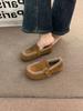 Zapatos de Algodón Cálidos para Nieve, Suaves, Estilosos y Súper Cómodos para Mujer, Estilo Retro con Forro de Felpa, para Otoño e Invierno 2026