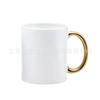 Copo de Transferência de Calor Copo de Publicidade Caneca de Sublimação Alça de Galvanoplastia em Branco Copo de Revestimento Copo de Galvanoplastia