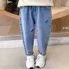Jeans para Niña, Pantalones Nuevos de Estilo 2024 Primavera y Otoño para Niños, Pantalones Casuales de Moda para Niños, Pantalones para Bebé para Usar Afuera