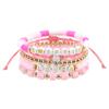 Amazon Pulsera de ventilador de Taylor elástica personalidad letras coloridas traje de pulsera de cuentas multicapa fabricante en stock