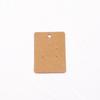 100 Piezas de Tarjetas de Papel Kraft en Blanco para Pendientes, Pendientes, Tarjetas para Collares de Cartón, Pulseras, Tarjetas de Empaque para Joyería, Etiquetas de Exhibición para Transmisiones en Vivo