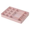 Caja de Almacenamiento de Joyas con Múltiples Compartimentos Tocador de Dormitorio Organizador de Compartimentos para Escritorio en Casa Caja Cuadrada para Joyas Caja de Joyas