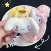 Invierno Dibujos Animados Sanrio Felpa Anillo para el Cabello Intestino Grueso Grande Estilo Japonés Ins Lindo Dulce Cuerda para el Cabello de Niña