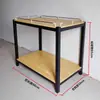 Estanterías para exhibir leche en supermercados, estanterías para exhibir granos y aceites, soportes para exhibir arroz y harina, estanterías para exhibir bebidas y cajas de regalo, mostradores promocionales para tiendas de conveniencia y estanterías de exhibición de varios niveles