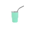 Taza Mini para Coche Amazon de 3 oz Acero Inoxidable 304 Copa Pequeña de Vino Portátil de Doble/Una Sola Capa con Popote Hecha a Medida