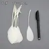 Coleção de Produtos de Penas Brancas para Atacado Acessórios de Roupa de Pena Feitos à Mão DIY Joias Material de Pena de Ganso Pena de Peru