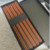 [Caja de regalo de 5 pares] Palillos de madera con forma de alitas de pollo, palillos de madera maciza de alta calidad para el hogar, vajilla de madera sin pintura ni cera, regalo
