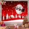 Nuevo paño colgante de Navidad para habitación, dormitorio, diseño de escena, combinación, tela de tapiz, decoración de ambiente festivo, tela de pared de fondo