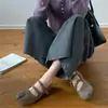 Zapatos elegantes sin cordones estilo coreano BEILIXUAN para mujer, novedad otoño 2026, zapatos de punta dividida bajos para commuting