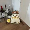 Mochila mini fofa, mochila Rilakkuma e pintinho, mochila escolar estudantil estilosa e versátil, mochila de viagem leve