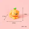 Nova Figurine de Cachorrinho Branco Fofo Acessórios de Decoração DIY Carro Mesa Sacola Surpresa Caixa Surpresa Pequenos Enfeites de Resina