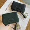 Cartera Pequeña de Cuero Genuino para Mujer Capa Superior Piel de Vaca Moda Transfronteriza Billetera para Cambio Bolsita Diaria Versátil para Monedas y Llaves