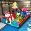 Castillo inflable grande para niños con tobogán combinado, juguetes de parque de atracciones al aire libre, trampolín y juegos de circuito de obstáculos