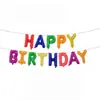 Globos de Feliz Cumpleaños con Letras en Inglés Happybirthday Set de Fiesta de Cumpleaños Decoración de Escena