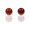 Pendientes de plata S925, pendientes de ágata verde natural, elegantes pendientes de calcedonia azul, amarilla y blanca, regalo en vivo en línea de Super Fairy