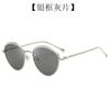 Óculos de Sol Oleo 2069 Metal Olho de Gato Feminino Pintado Espelhado Cruzado Moda Óculos de Sol 2025 Novos Óculos de Sol