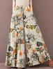 En Stock 2023 Amazon Pantalones Sueltos Populares de Algodón y Lino Estampados Casuales Florales para Mujer de Pierna Ancha