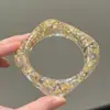 Pulsera de Resina Ancha de Estrella de Mar y Concha Dulce Fresca Picante para Mujer Estilo Vacaciones de Verano Joyería de Mano Exagerada Bohemia